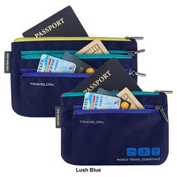 Travelon World Travel Essentials Set of 2 Organizers
