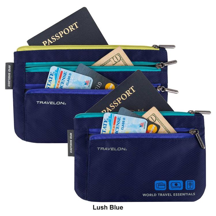 Travelon World Travel Essentials Set of 2 Organizers