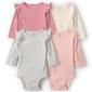 Baby Girl (NB-24M) Carter''s(R) 4pk. Ribbed Ruffle Bodysuits - image 1