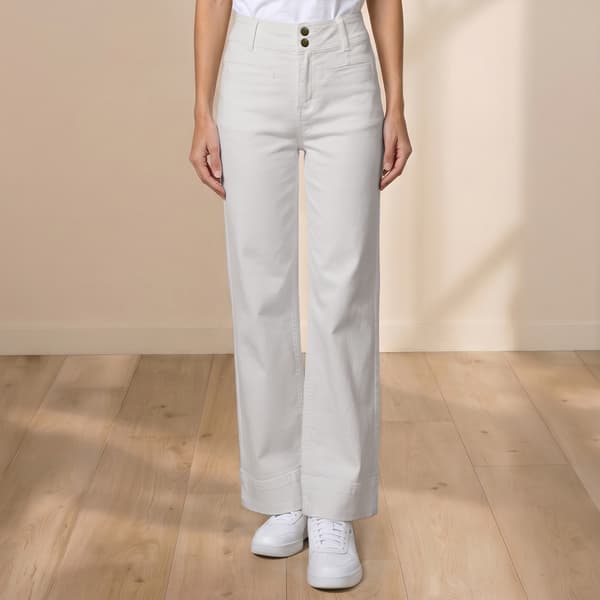 Womens Draper James Double Button Wide Leg Pants - image 