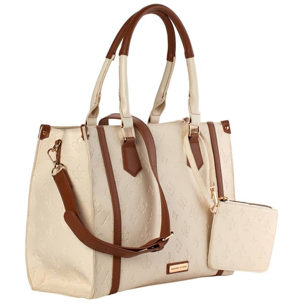 Adrienne Vittadini Embossed Box Tote