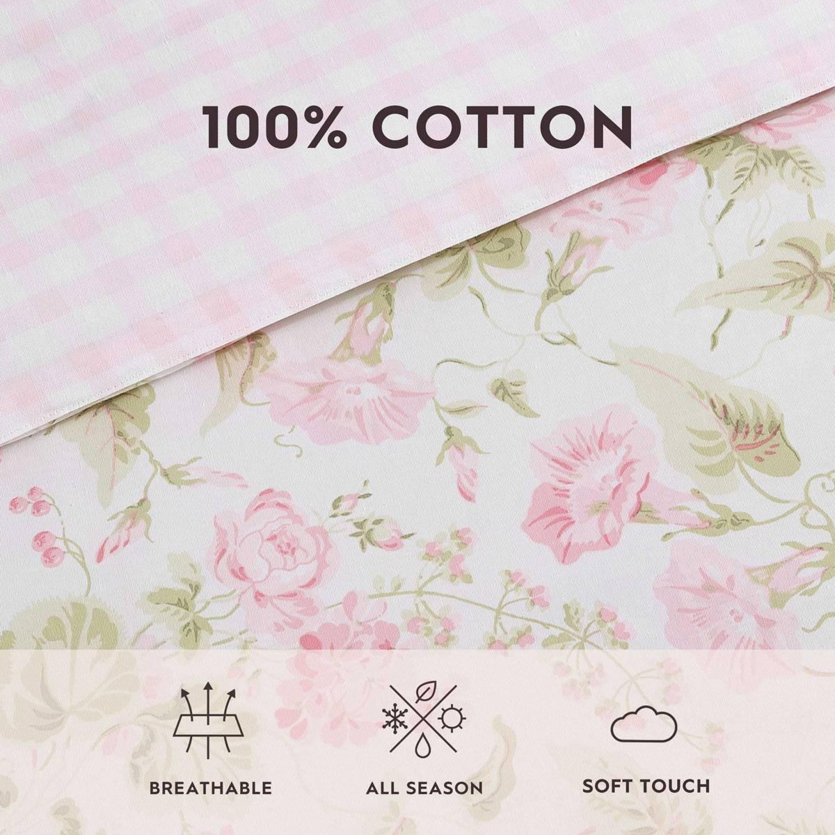 Laura Ashley Morning Gloria Cotton Comforter Set
