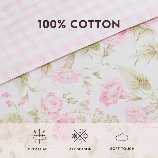 Laura Ashley Morning Gloria Cotton Comforter Set