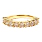 Haus of Brilliance 14kt. Gold over Silver 2ctw. Diamond Band - image 1