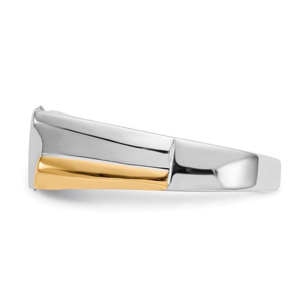 Mens Gentlemens Classics™ 14kt. Two Tone 1/2ctw. Diamond Ring