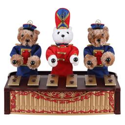 Mr. Christmas 10in. Animated Bandstand Bears