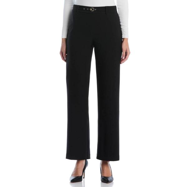 Womens Rafaella(R) Novelty Belt Wide Leg Pants - image 
