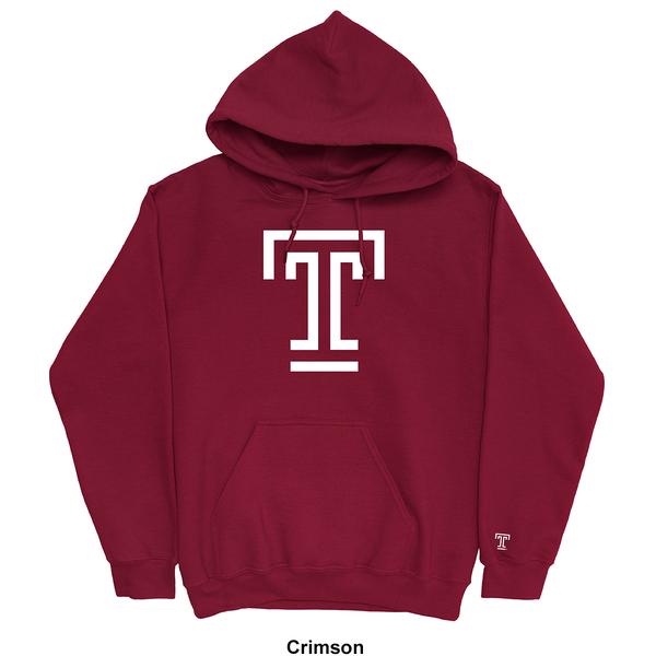 Mens Temple University Big Mascot Hoodie - image 