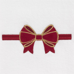 Avanti Velvet Bow 2pk. Hand Towel Set