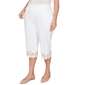 Plus Size Alfred Dunner Natural Wonder Leaf Cut Out Capris - image 3