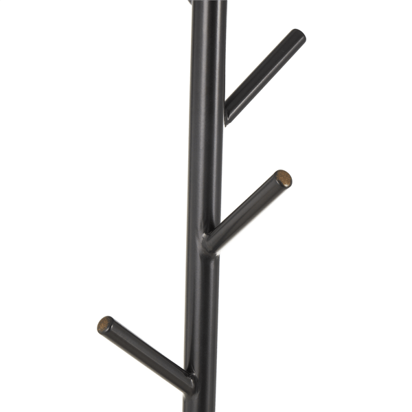 9th & Pike® Modern Black Metal Coat Rack