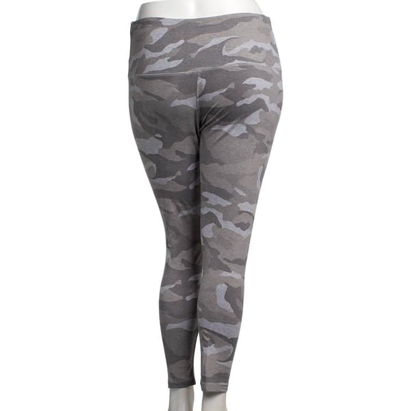 Plus Size One Step Up Full Length Camo Leggings