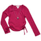 Girls (7-12) Dream Girl Side Cinch Long Sleeve w/ Heart Necklace - image 1
