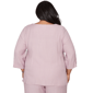 Plus Size Alfred Dunner Vintage Charm 3/4 Sleeve Blouse - image 2