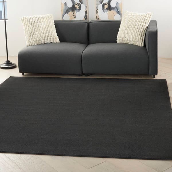 Nourison Essentials Solid Indoor/Outdoor Square Rug
