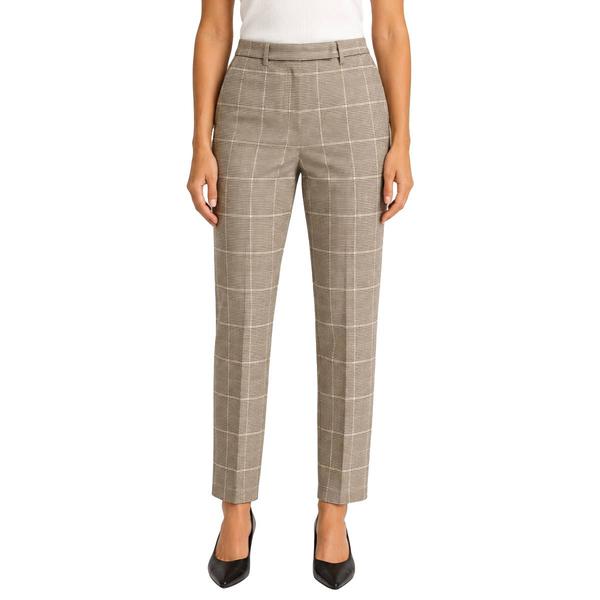 Womens Zac & Rachel Printed Pullon Plaid Millenium Pants - image 