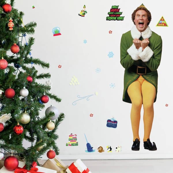 RoomMates® Buddy The Elf Peel &amp; Stick Giant Wall Decals