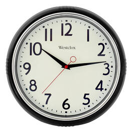 Westclox 12in. Black Wall Clock