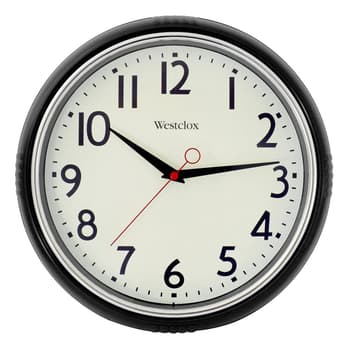 Westclox 12in. Black Wall Clock - Boscov's