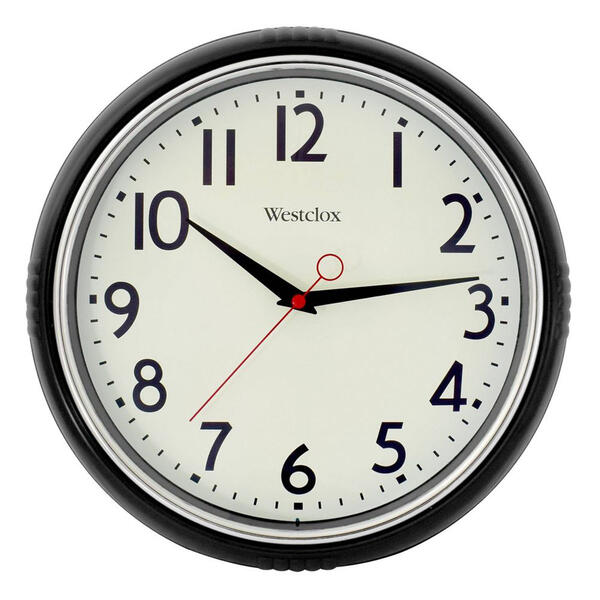 Westclox 12in. Black Wall Clock - image 