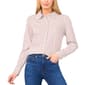 Womens Cece Long Sleeve Stripe Button Down - image 1