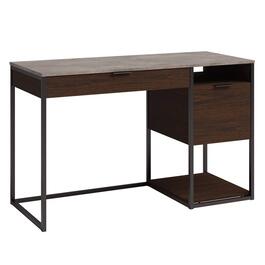 Sauder International Lux Single Pedestal Home Office Desk