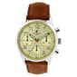 Mens Caribbean Joe Brown Strap Watch - CJ7043SLCALY - image 1