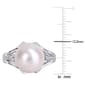 Gemstone Classics™ Cultured Pearl & Diamond Ring - image 4
