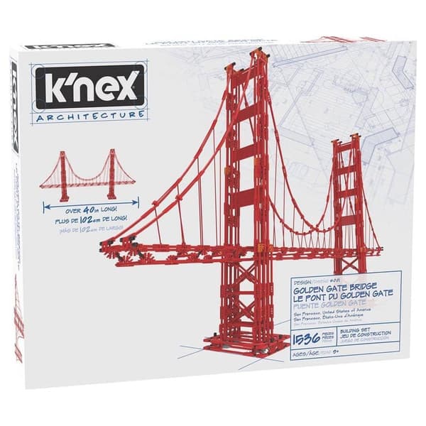 K''NEX Architecture Golden Gate Bridge