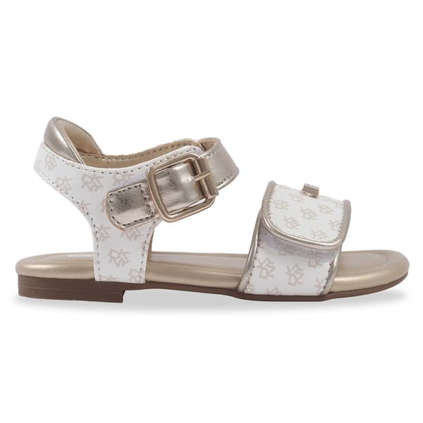 Little Girls DKNY Huston Hollyn Velcro Closure Sandals