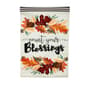 Evergreen Count Your Blessings Garden Burlap Flag - image 1