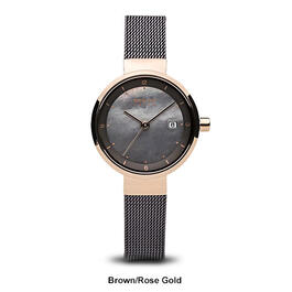 Womens BERING Solar Slim Watch with Crystals  - 14426