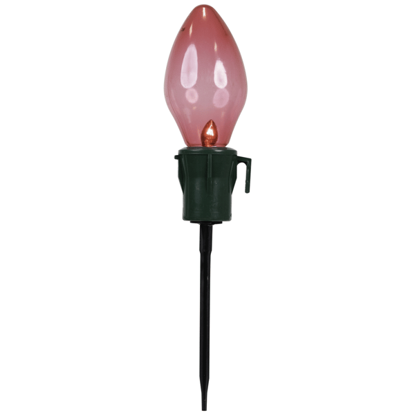 Northlight Jumbo C7 Bulb Outdoor Pathway Markers - Set of 4