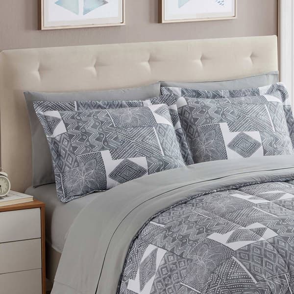 Sweet Home Collection Tulsa 7pc. Bed In A Bag Comforter Set