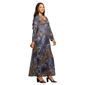 Plus Size 24/7 Comfort Apparel Animal Maternity Maxi Dress - image 2