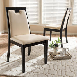 Baxton Studio Evelyn Dining Chairs - Set of 2