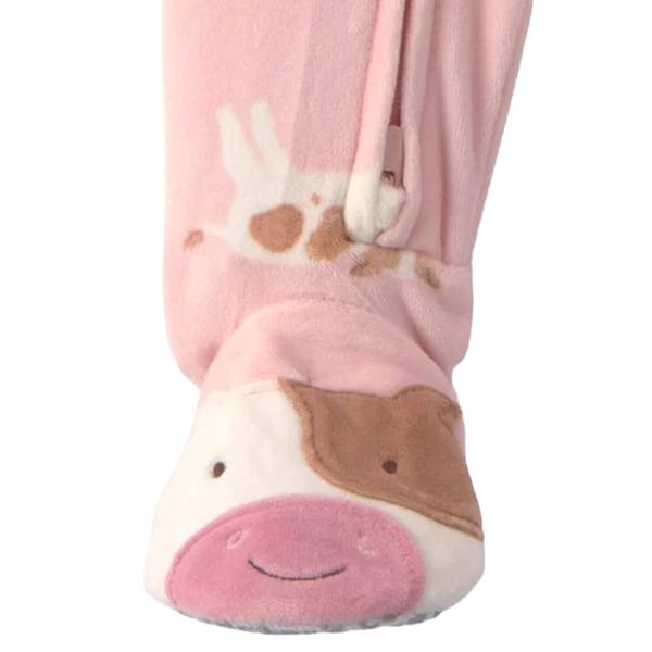 Baby Girl (12-24M) Carter''s® Cow 2-Way Zip Sleeper