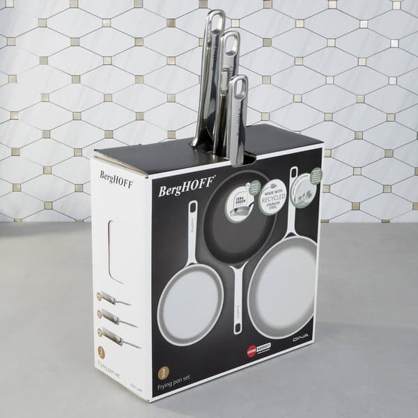 BergHOFF Helix Stainless Steel 3pc. Frying Pan Set