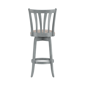 HH2 Home Savana Blue Wood Swivel Bar Height Stool - image 5