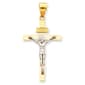Gold Classics(tm) 14kt. INRI Crucifix Pendant - image 1