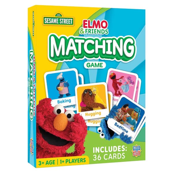 MasterPieces Sesame Street&#40;R&#41; Elmo & Friends Matching Game - image 
