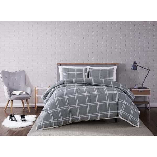 Truly Soft Leon Plaid Comforter Set