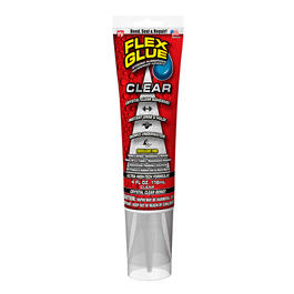 As Seen On TV Flex Glue Clear 4oz. Crystal Clear Adhesive