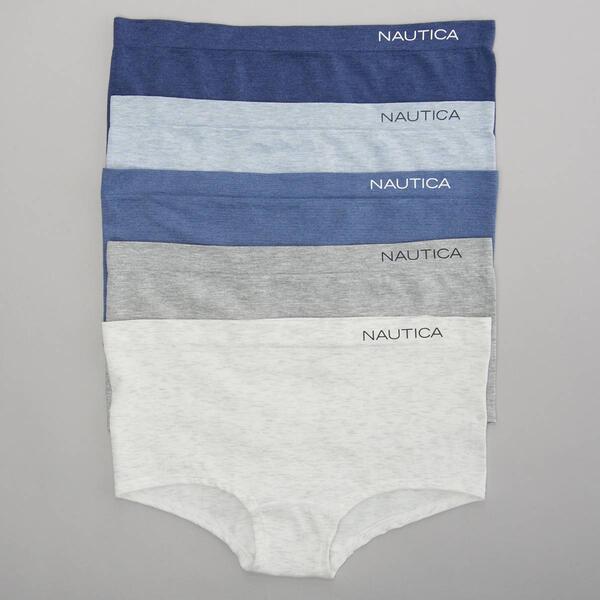 Womens Nautica 5pk. Super Soft Girl Shorts NT6520-5PKA - image 