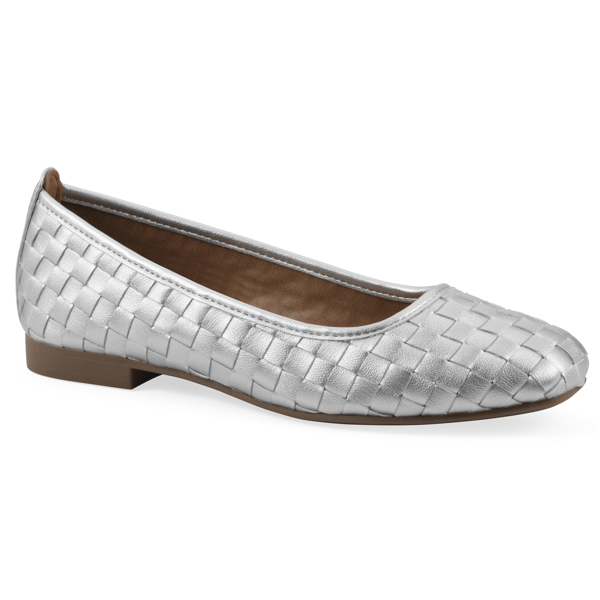 Womens White Mountain Boccie Ballet Flats