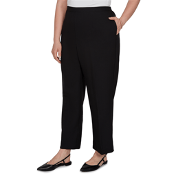 Plus Size Alfred Dunner Dinner Theater Casual Pants -Short Length