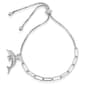 Accents by Gianni Argento Dolphin Paperclip Adjustable Bracelet - image 1