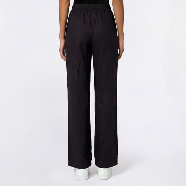 Juniors Love Tree Linen Bead Tie Waist Beach Pant