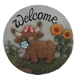 Highland Cow Stepping Stone