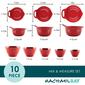 Rachael Ray 10pc. Mix &amp; Measure Mixing Bowl Set - Red - image 3